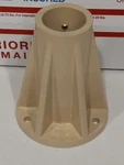 1 Saftron 6" Surface Mount For Swimming Pool Ladder/rail, White (open Box) Sb-f. Fixed Price $24.95.