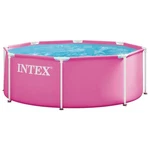 Intex 28290EP 8FT 30IN Pink Metal Frame Above Ground Swimming Pool, Only. Fixed Price $89.99.