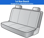 Grandtex Seat Covers For 1991-1993 Mazda B2200. Fixed Price $220.00.