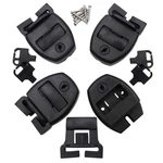 Huouo 4 Set Hot Tub Spa Cover Locks W/key Pinch Center Release Style 2, Black. Fixed Price $14.76.