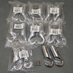 (16) Jed Pool Tools Rope Hook Sets 90-863-H, 2" X 1-1/4", Stainless Steel. Fixed Price $69.95.