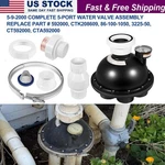 5-9-2000 1-1/2 Complete 5-PORT Water Valve Rebuild Kit For Zodiac Caretaker. Fixed Price $488.99.