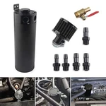 750ML Baffled Oil Catch Can Reservoir Tank Universal Breather Filter With Dra.... Fixed Price $28.77.