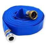 2" Id X 100 Ft Pvc Lay Flat Discharge Hose With Aluminum Pin Lug Fittings, He.... Fixed Price $108.25.
