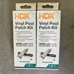 2X Hdx Vinyl Pool Patch Kit 1.5 Fl Oz Dry Wet Application Adhesive. Fixed Price $19.44.