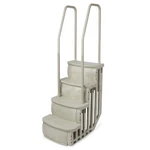 Main Access Istep Above Ground Swimming Pool Deck Entry Steps Ladder (open Box). Fixed Price $254.58.