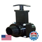 Valterra 7108 Abs Gate Valve Black 1-1/2 Fpt X Mpt. Fixed Price $39.92.
