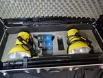 Nrg 250W And 500W Light System Flood Studio Construction Outdoor Umbrella,case. Fixed Price $75.00.