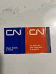 Canadian National Railways Cn Make Safety Habit Matchbook Cover. Fixed Price $5.79.