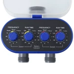Timer Watering Hose With Double Outlet And Ball Valves Vidaxl. Fixed Price $48.99.