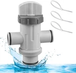 Dual Split Plunger Valve With 3 Zip Ties For Intex Pool Hoses. Fixed Price $12.99.