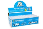 100 Half Dollar Square Coin Tubes Archival Storage Holds Kennedy Liberty Bust. Fixed Price $54.08.