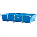 Intex 14.75' 33" Rectangular Frame Above Ground Outdoor Backyard Swimming Pool. Fixed Price $187.99.