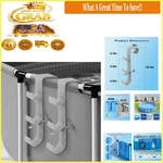 2 Pack Heavy Duty Pole Hangers For Above Ground Pools Gray. Fixed Price $34.02.