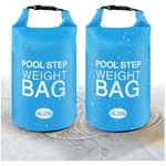 2 Pack 10L Pool Step Weights Sky Blue. Fixed Price $24.79.