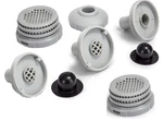 Intex Small Pool Strainer Connector Set 2 Inlets 1 Directional 3 Black Plugs. Fixed Price $17.99.