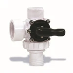Swim Central 6.25" White Pool Spa Standard Left Outlet 3-WAY Ball Valve. Fixed Price $26.45.