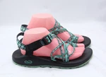 Chaco ZX3 Classic Hiking Sandals Womens Size 10 Green Chuckwalla Aqua Outdoor. Fixed Price $27.00.