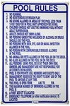 Pentair R234100 North Carolina Pool Rules Sign. Fixed Price $92.27.