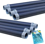 Pool Vacuum Hose, 8 Piece Set - 40" Blue Flexible Spiral Wound Connect. Fixed Price $75.57.
