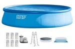 Intex 18FTX48IN Inflatable Easy Set Above Ground Pool With 6 Filter Cartridg. Fixed Price $609.99.