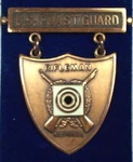 Coast Guard Rifle Eic Excellence In Competition Badge Medal, Bronze, National. Fixed Price $14.95.