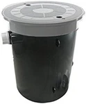 Custom Molded Products Round Lid Auto Leveler Gray & Collar 25504-101-000. Fixed Price $136.95.