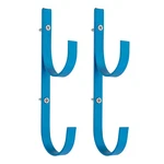 U.s. Pool Supply Set Of 2 Blue Aluminum Hangers For Telescopic Poles, Nets. Fixed Price $9.99.
