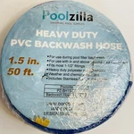 Poolzilla Swimming Accessories 1.5" X 50' Heavy Duty Backwash Hose. Fixed Price $29.99.