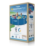 14FT Adventure Above Ground Metal Frame Swimming Pool Includes Pump Auto Skimmer. Fixed Price $229.57.