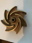 2 Hp Brass Impeller For Aqua Flow Premier Swimming Pool Pump. Fixed Price $55.00.