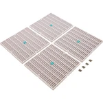 Drain Cover Only, Aquastar, Flat, 24" Square (4X12), White, Vgb. Fixed Price $791.40.