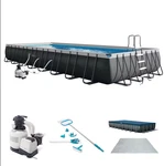 Intex Ultra Xtr Backyard Pool Set Pump Cover Ladder Included Free Shipping. Fixed Price $1277.99.
