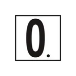 Inlays CC622500 6" X METRIC-0 With Decimal Printed Deck Ceramic Tile. Fixed Price $19.16.