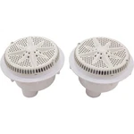Main Drain, Pentstarguard, 8", 112GPM, 2-2"BTM Port, Abs, White, QTY2. Fixed Price $108.85.