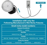 6 Inch AC120V Pool Lights, Led Rgbw For Inground With 50 Foot Cord. Fixed Price $119.00.