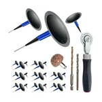 Tire Repair Tool Kit - W/ Tungsten Wheel & Roller, 24 Patches. Fixed Price $34.48.