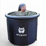 Glagoss 126GAL Xl Cold Plunge Tub W/ Top & Bag, Muscle Recovery Therapy. Fixed Price $41.99.