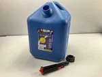 Midwest Can 7600 5 Gallon Blue Plastic Kerosene Fuel With Double Handles Usa. Fixed Price $25.56.