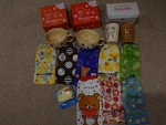 Rilakkuma 12PC Set: Bottle Covers X9, Mugs, Soup Cup, Tumbler; Lawson Promo. Fixed Price $75.99.