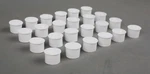 Pool Fence Pole Hole Caps Covers Deck Patio Ground White Color. Fixed Price $17.99.