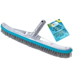 18" Stainless Steel Pool Brush With Aluminum Handle, Ez Clips - Durable Bristles. Fixed Price $24.99.