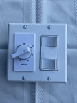 Broan 62W 60-MINUTE Time Control With Dbl. Rocker Switches. N.o.s.. Fixed Price $27.50.