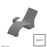 Global Roto Molded Lounger Chair And Connecting Table White. Fixed Price $1076.49.