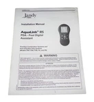 Jandy Aqualink Rs Pda - Pool Digital Assistant Installation Manual. Fixed Price $20.35.