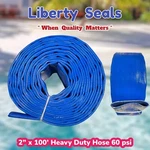 2 X 100FT Pump Water Discharge Hose Heavy Duty 60 Psi By Liberty Co.. Fixed Price $148.94.