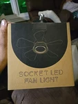 Rohs Socket Led Fan Light W Remote Very Simply Setup. Fixed Price $15.37.