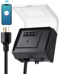 Suraielec Wifi Pool Timer, L5-20R Plug, 20A 125V 1HP, Outdoor, App & Voice Contr. Fixed Price $100.48.