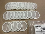 Devilbiss 802977 Disposable Cup Disk Filters, Ounce, 125 Micron, Pack Of 24. Fixed Price $17.95.