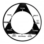 Astral 09848R0201 Lid Label For 2" Multiport Side Backwash Valve. Fixed Price $14.79.